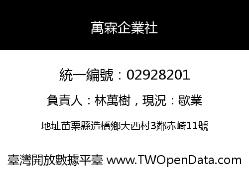 萬霖企業社
