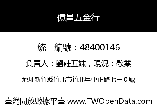 億昌五金行