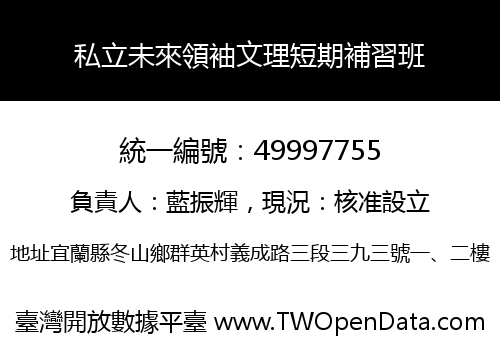 私立未來領袖文理短期補習班