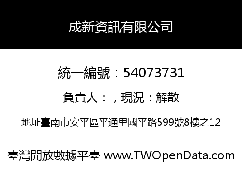 成新資訊有限公司
