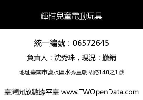 輝柑兒童電動玩具