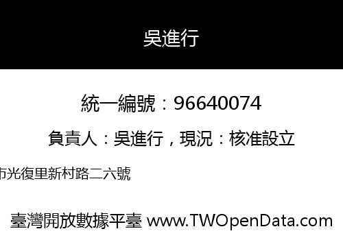 吳進行