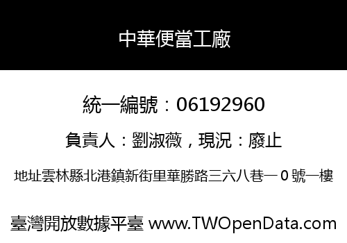 中華便當工廠