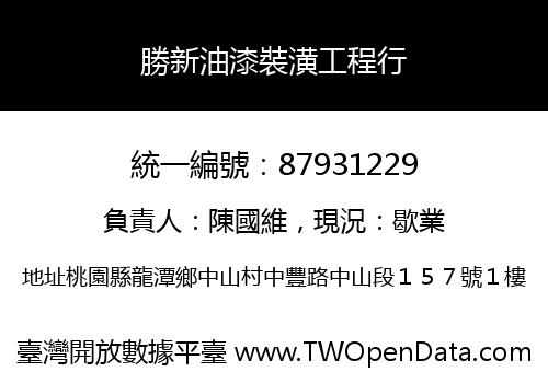勝新油漆裝潢工程行