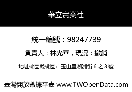 華立實業社