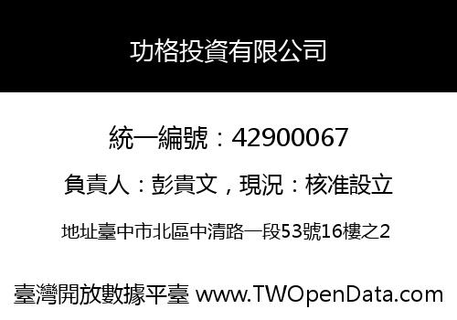 功格投資有限公司
