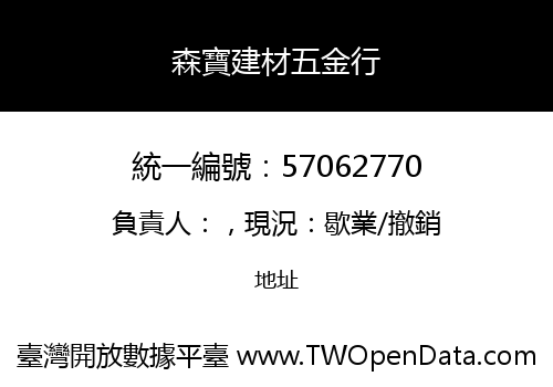 森寶建材五金行