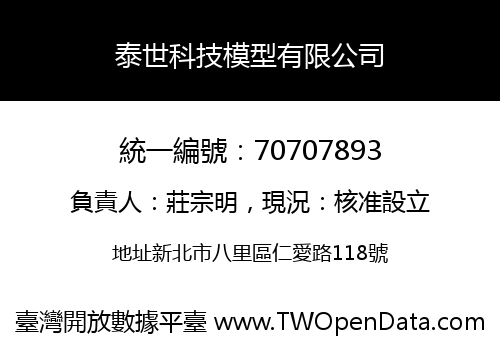 泰世科技模型有限公司