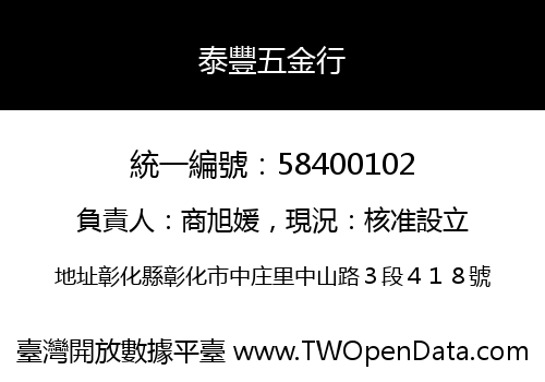 泰豐五金行