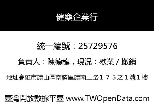 健樂企業行