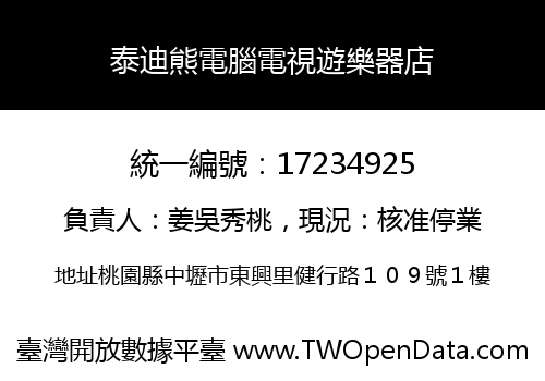 泰迪熊電腦電視遊樂器店