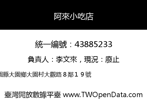 阿來小吃店
