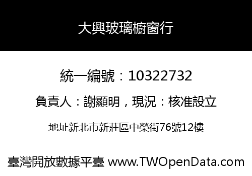 大興玻璃櫥窗行