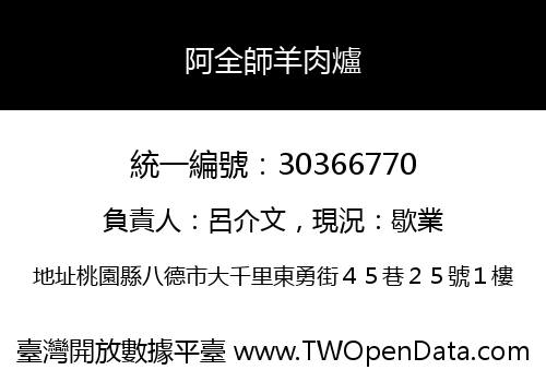阿全師羊肉爐