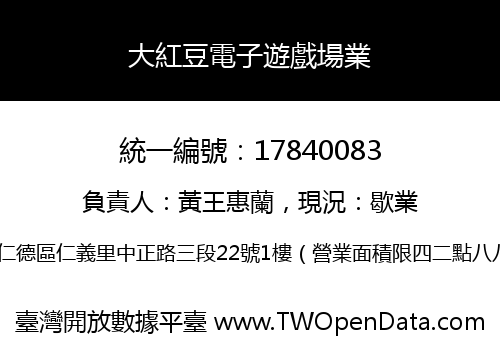大紅豆電子遊戲場業