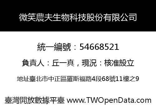 微笑農夫生物科技股份有限公司