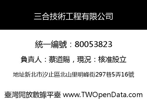 三合技術工程有限公司