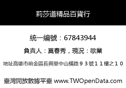 莉莎道精品百貨行