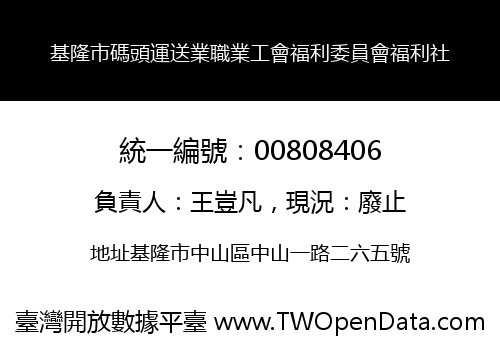 基隆市碼頭運送業職業工會福利委員會福利社