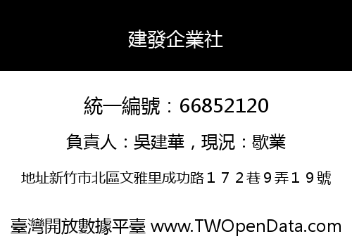 建發企業社