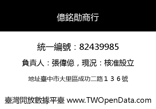 億銘勛商行