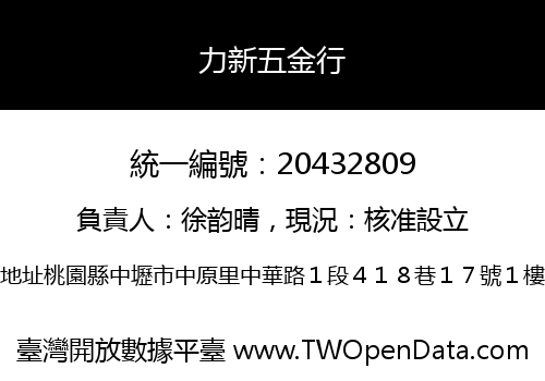 力新五金行