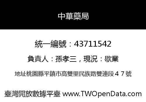 中華藥局