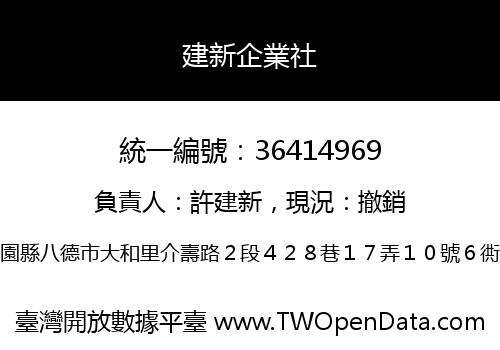 建新企業社