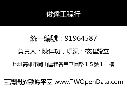俊達工程行