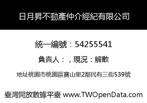 日月昇不動產仲介經紀有限公司