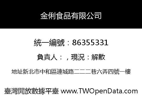 金俐食品有限公司