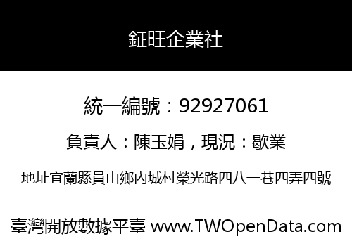 鉦旺企業社