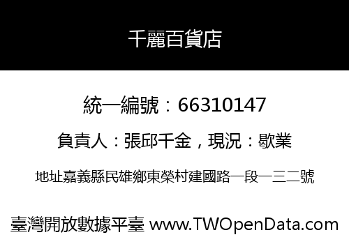 千麗百貨店