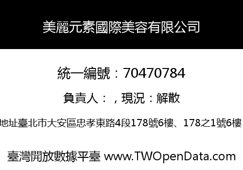 美麗元素國際美容有限公司