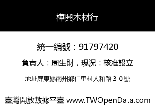 樺興木材行