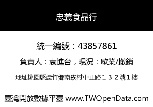 忠義食品行