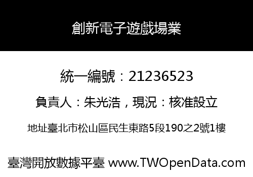 創新電子遊戲場業