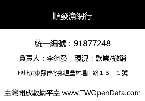順發漁網行