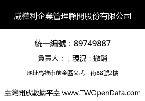 威權利企業管理顧問股份有限公司