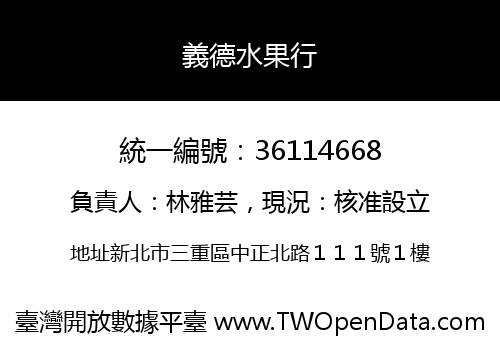 義德水果行