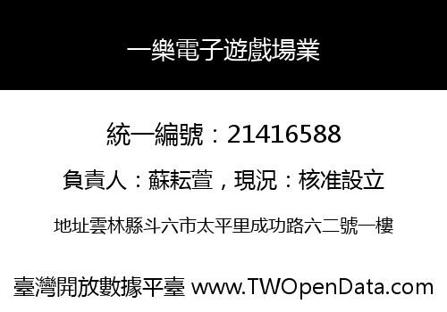 一樂電子遊戲場業