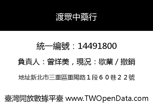 渡眾中藥行
