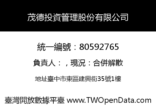 茂德投資管理股份有限公司