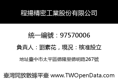 程揚精密工業股份有限公司