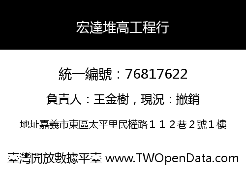 宏達堆高工程行