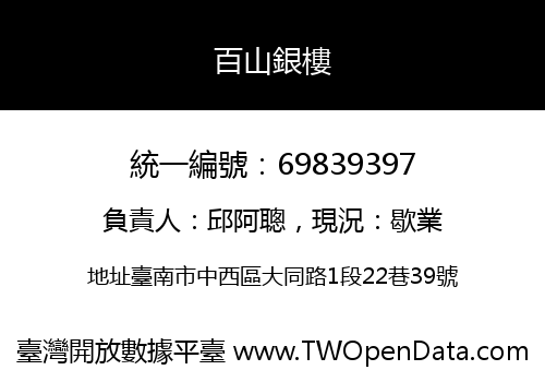 百山銀樓