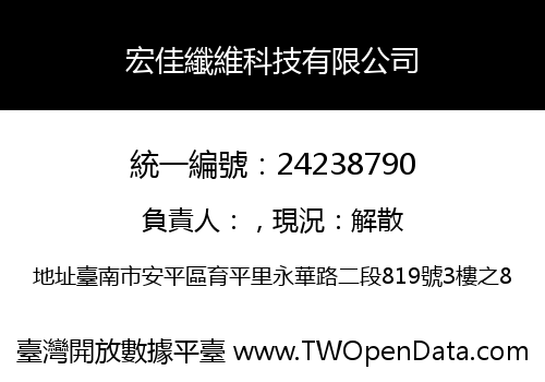 宏佳纖維科技有限公司