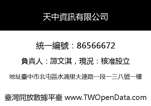 天中資訊有限公司