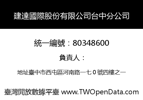 建達國際股份有限公司台中分公司