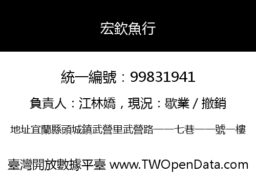 宏欽魚行